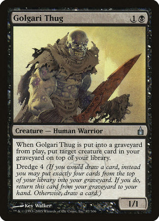 Golgari Thug [Ravnica: City of Guilds] | Jomio and Rueliete's Cards and Comics
