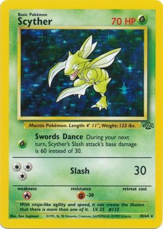 Scyther (10/64) [Jungle Unlimited] | Jomio and Rueliete's Cards and Comics