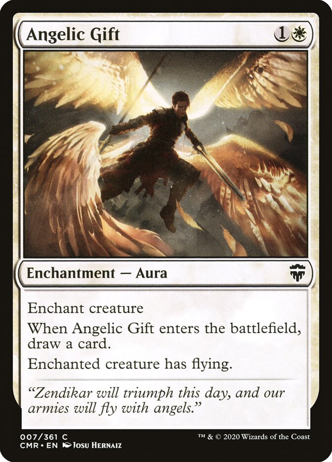 Angelic Gift [Commander Legends] | Jomio and Rueliete's Cards and Comics