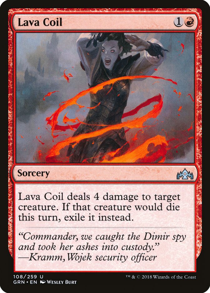 Lava Coil [Guilds of Ravnica] | Jomio and Rueliete's Cards and Comics
