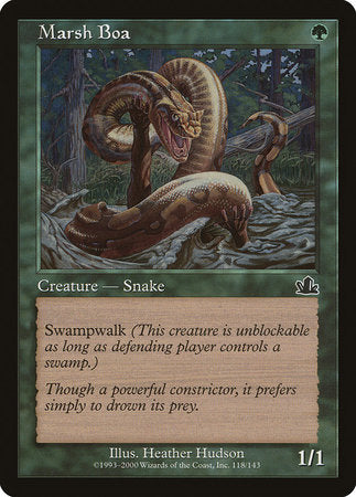 Marsh Boa [Prophecy] | Jomio and Rueliete's Cards and Comics