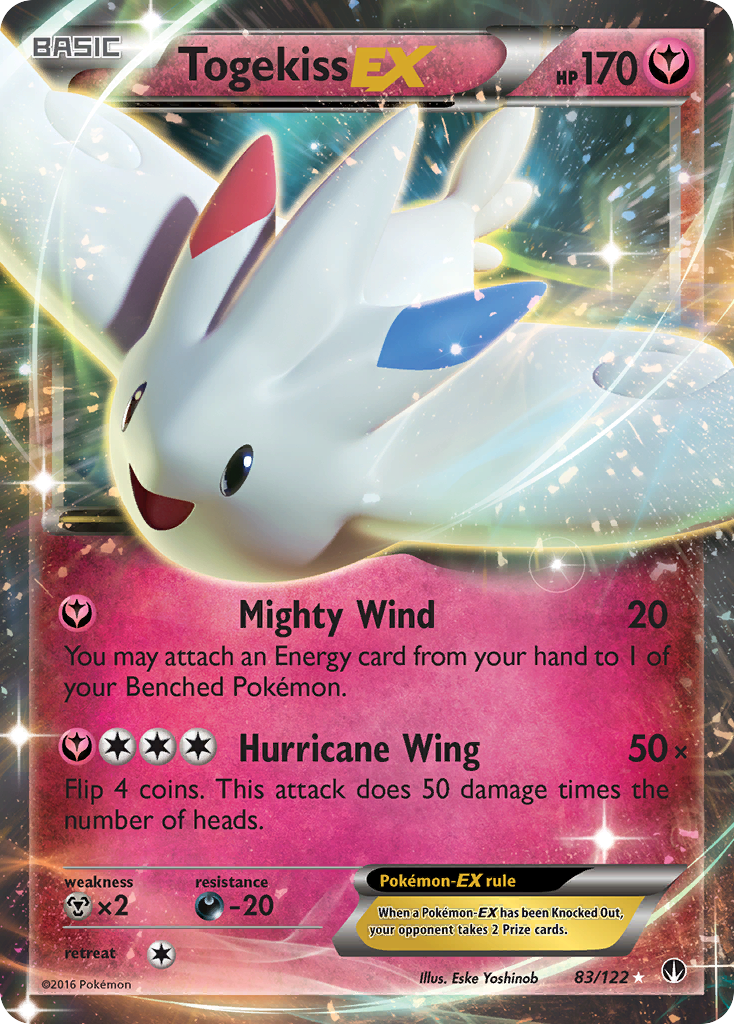 Togekiss EX (83/122) [XY: BREAKpoint] | Jomio and Rueliete's Cards and Comics