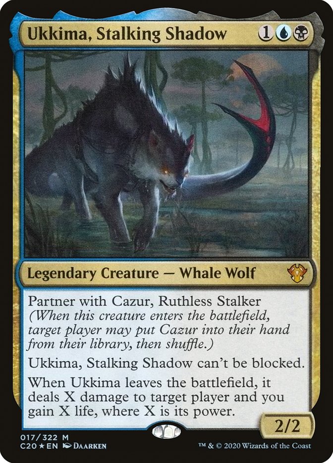 Ukkima, Stalking Shadow [Commander 2020] | Jomio and Rueliete's Cards and Comics