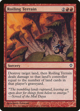 Roiling Terrain [Worldwake] | Jomio and Rueliete's Cards and Comics