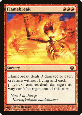 Flamebreak [Darksteel] | Jomio and Rueliete's Cards and Comics
