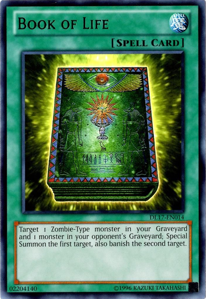 Book of Life (Green) [DL17-EN014] Rare | Jomio and Rueliete's Cards and Comics