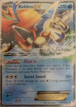 Keldeo EX (49/149) (American Gothic - Ian Whiton) [World Championships 2013] | Jomio and Rueliete's Cards and Comics