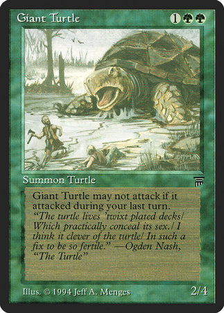 Giant Turtle [Legends] | Jomio and Rueliete's Cards and Comics