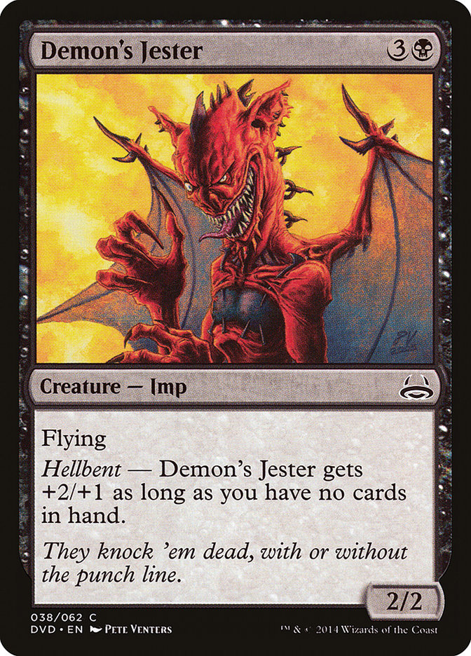 Demon's Jester (Divine vs. Demonic) [Duel Decks Anthology] | Jomio and Rueliete's Cards and Comics