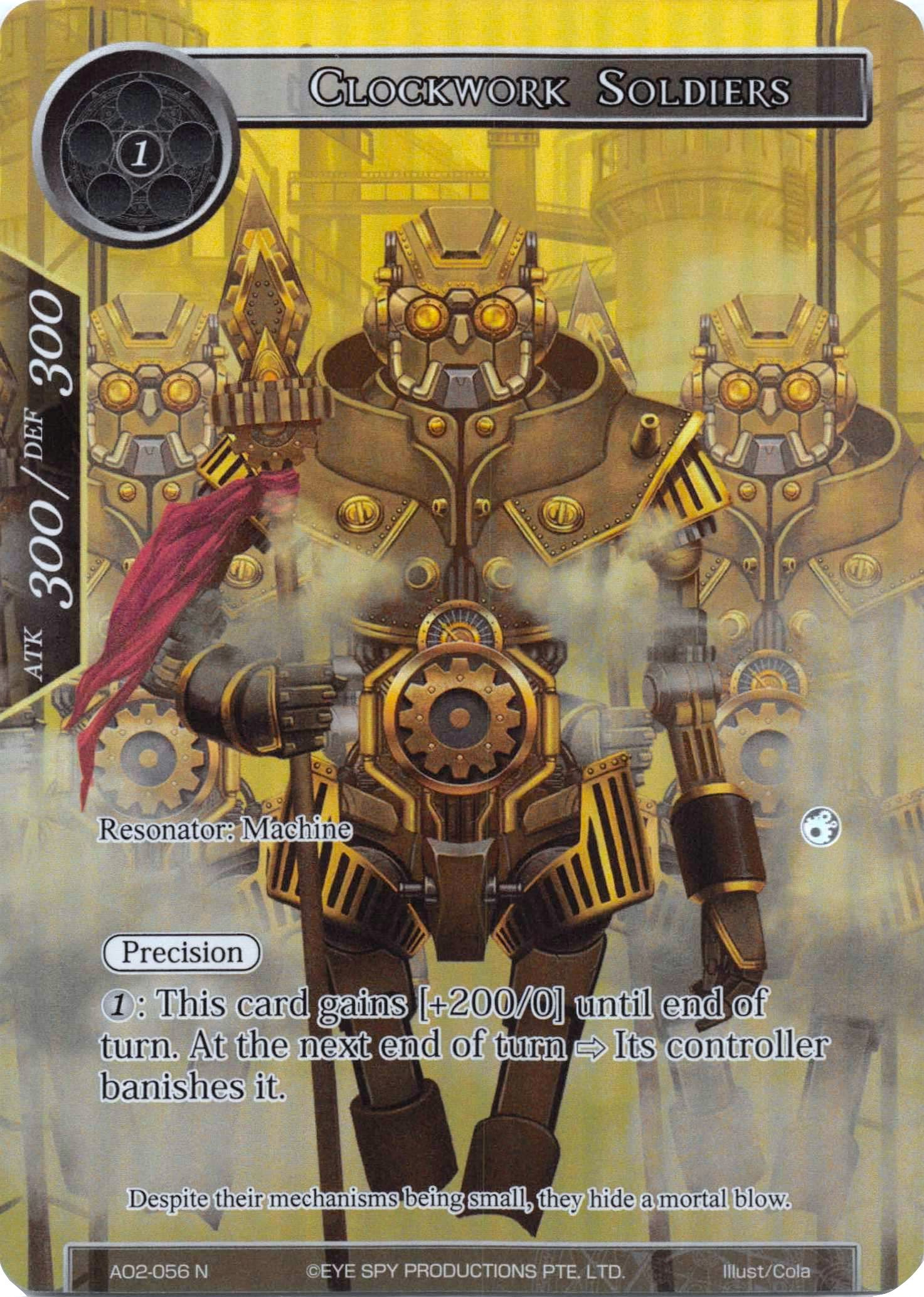 Clockwork Soldiers (Full Art) (AO2-056) [Alice Origin II] | Jomio and Rueliete's Cards and Comics