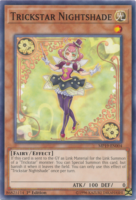 Trickstar Nightshade [MP19-EN004] Common | Jomio and Rueliete's Cards and Comics