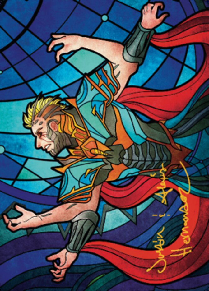 Ertai Resurrected Art Card 2 (Gold-Stamped Signature) [Dominaria United Art Series] | Jomio and Rueliete's Cards and Comics