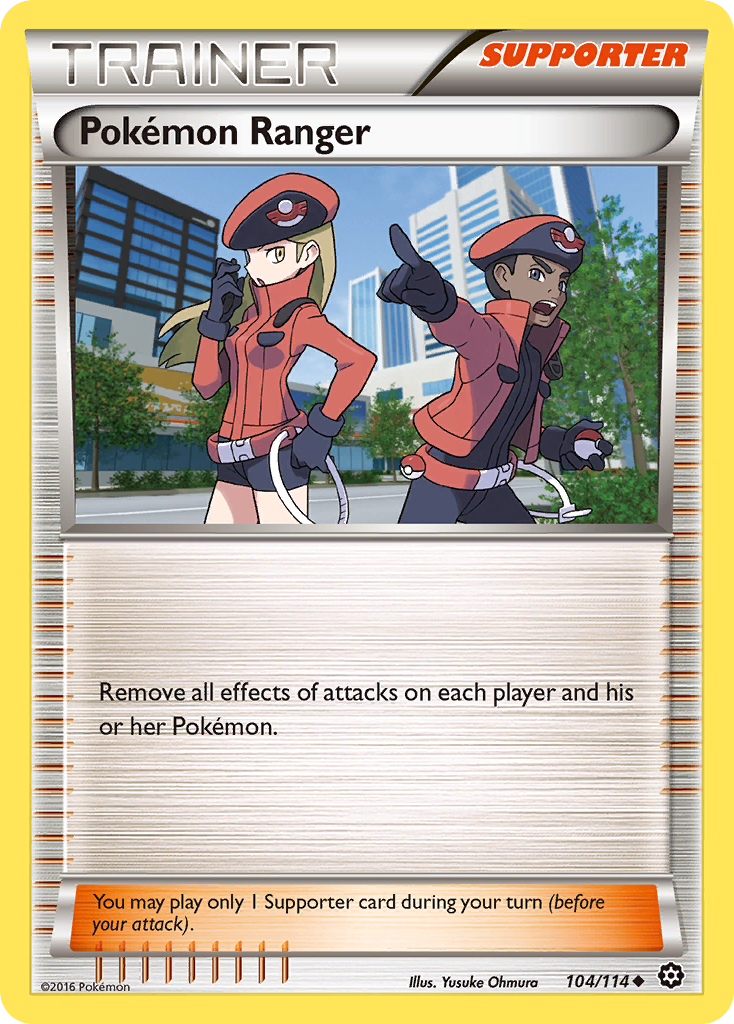 Pokemon Ranger (104/114) [XY: Steam Siege] | Jomio and Rueliete's Cards and Comics