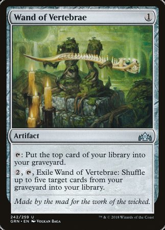 Wand of Vertebrae [Guilds of Ravnica] | Jomio and Rueliete's Cards and Comics