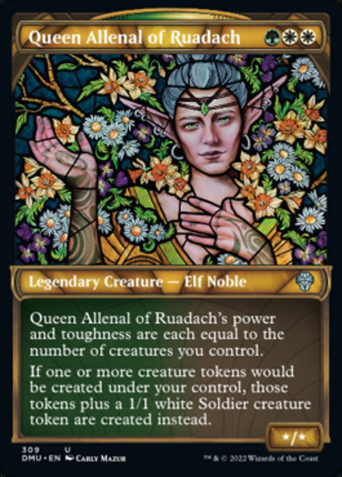Queen Allenal of Ruadach (Showcase) [Dominaria United] | Jomio and Rueliete's Cards and Comics