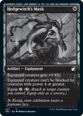 Hedgewitch's Mask [Innistrad: Double Feature] | Jomio and Rueliete's Cards and Comics