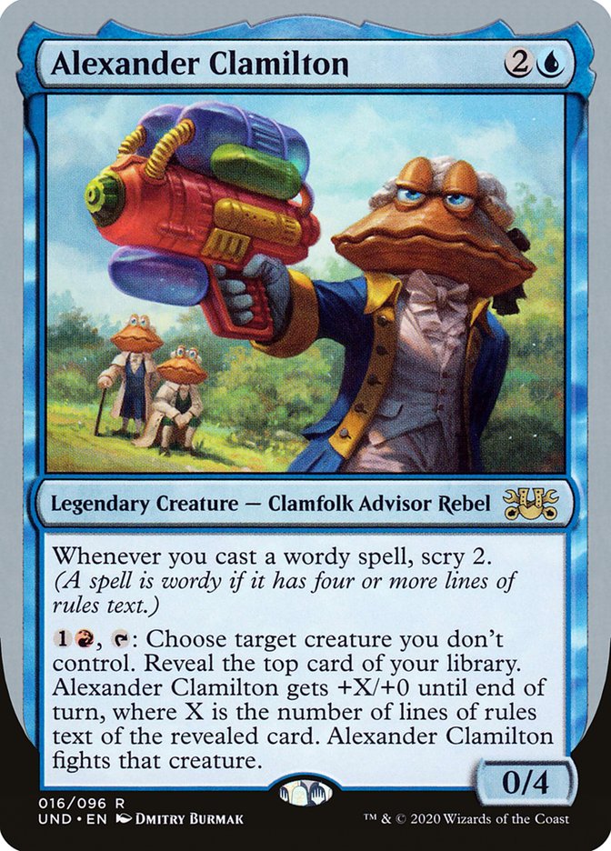 Alexander Clamilton [Unsanctioned] | Jomio and Rueliete's Cards and Comics