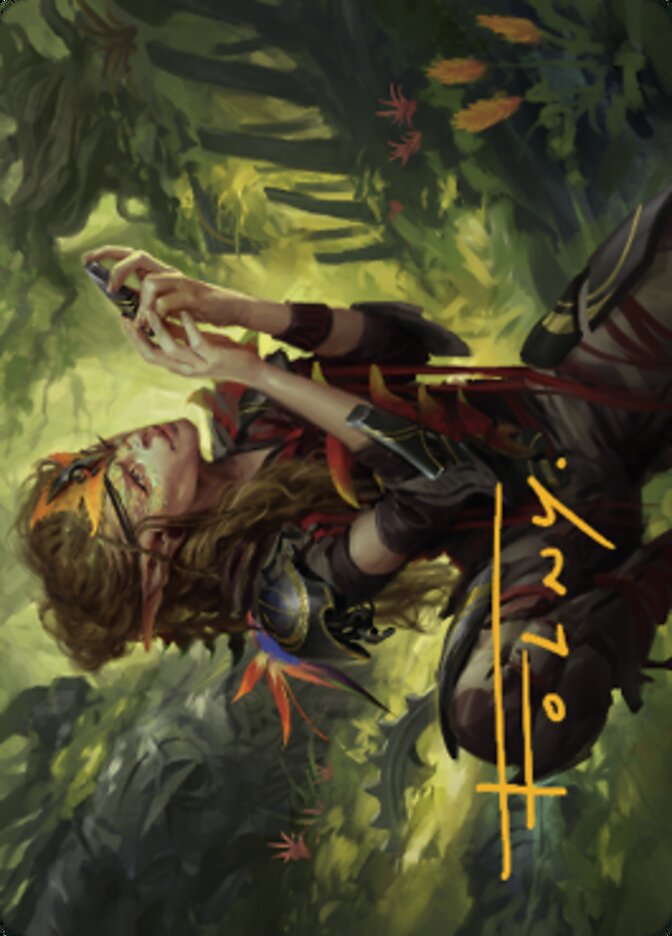 Meria, Scholar of Antiquity Art Card (Gold-Stamped Signature) [Dominaria United Art Series] | Jomio and Rueliete's Cards and Comics