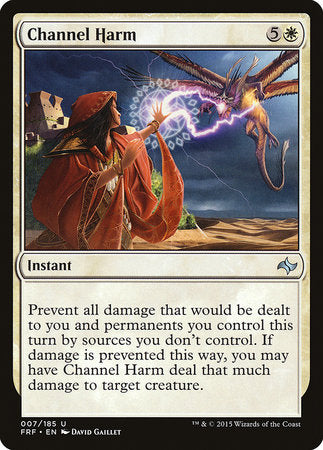 Channel Harm [Fate Reforged] | Jomio and Rueliete's Cards and Comics