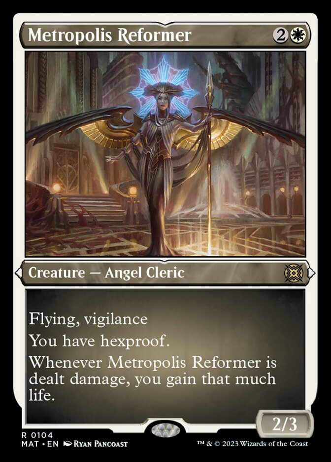 Metropolis Reformer (Foil Etched) [March of the Machine: The Aftermath] | Jomio and Rueliete's Cards and Comics