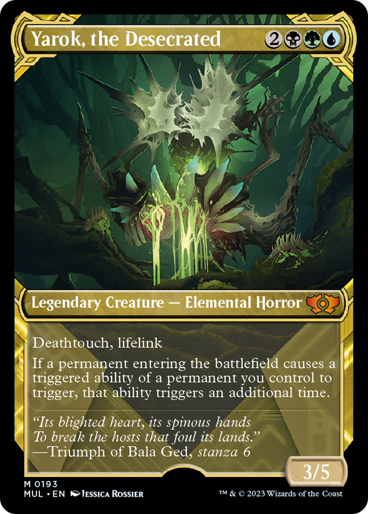 Yarok, the Desecrated (Halo Foil) [Multiverse Legends] | Jomio and Rueliete's Cards and Comics