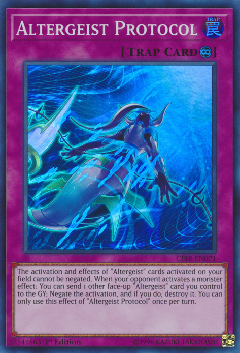 Altergeist Protocol [CIBR-EN071] Super Rare | Jomio and Rueliete's Cards and Comics