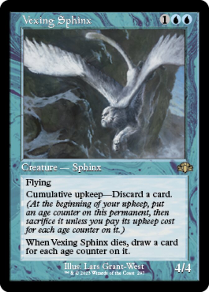 Vexing Sphinx (Retro) [Dominaria Remastered] | Jomio and Rueliete's Cards and Comics