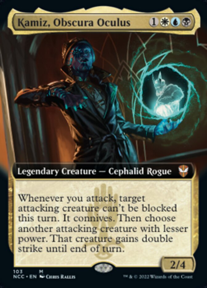 Kamiz, Obscura Oculus (Extended Art) [Streets of New Capenna Commander] | Jomio and Rueliete's Cards and Comics