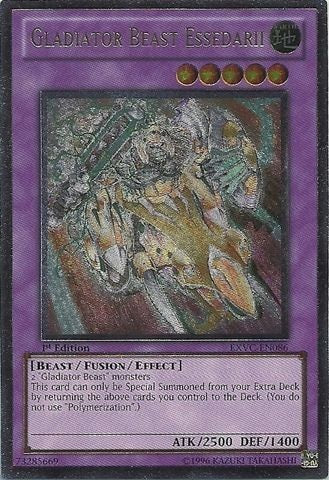 Gladiator Beast Essedarii (UTR) [EXVC-EN086] Ultimate Rare | Jomio and Rueliete's Cards and Comics