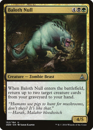 Baloth Null [Oath of the Gatewatch] | Jomio and Rueliete's Cards and Comics