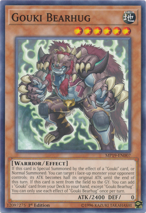 Gouki Bearhug [MP19-EN007] Common | Jomio and Rueliete's Cards and Comics