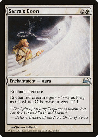 Serra's Boon [Duel Decks: Divine vs. Demonic] | Jomio and Rueliete's Cards and Comics