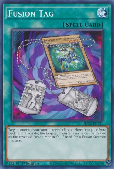Fusion Tag [SDCS-EN031] Common | Jomio and Rueliete's Cards and Comics