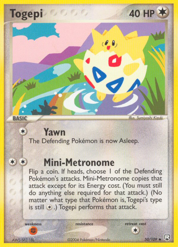 Togepi (50/109) [EX: Team Rocket Returns] | Jomio and Rueliete's Cards and Comics