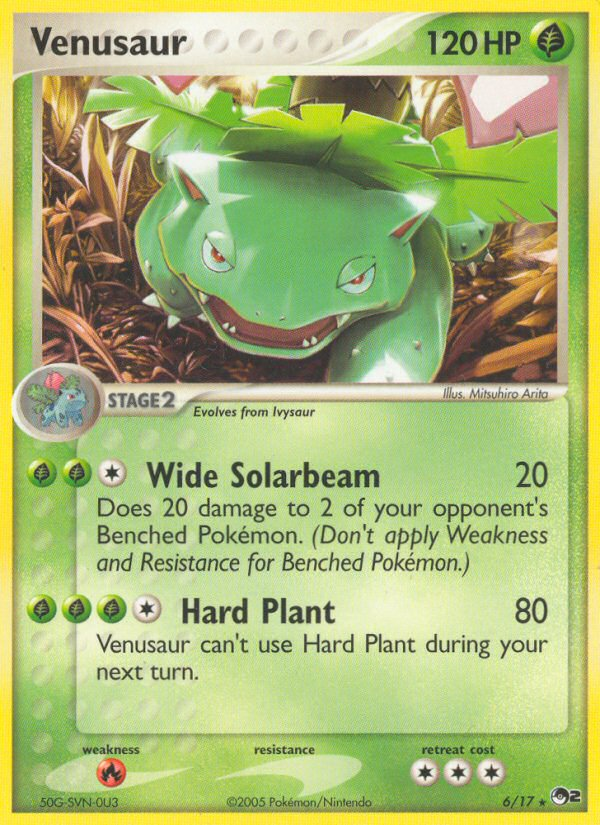 Venusaur (6/17) [POP Series 2] | Jomio and Rueliete's Cards and Comics