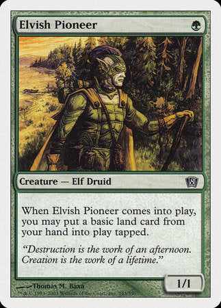 Elvish Pioneer [Eighth Edition] | Jomio and Rueliete's Cards and Comics