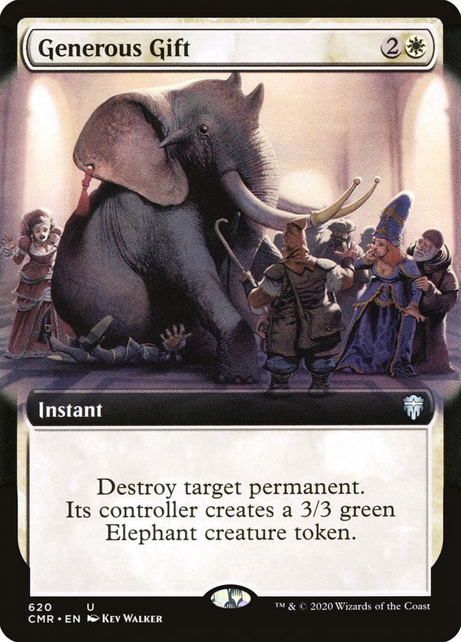 Generous Gift (Extended Art) [Commander Legends] | Jomio and Rueliete's Cards and Comics