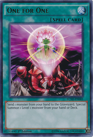One for One [LC5D-EN045] Ultra Rare | Jomio and Rueliete's Cards and Comics