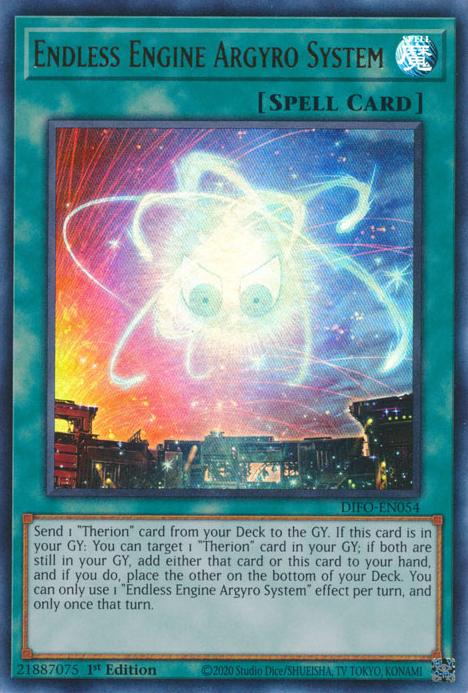 Endless Engine Argyro System [DIFO-EN054] Ultra Rare | Jomio and Rueliete's Cards and Comics
