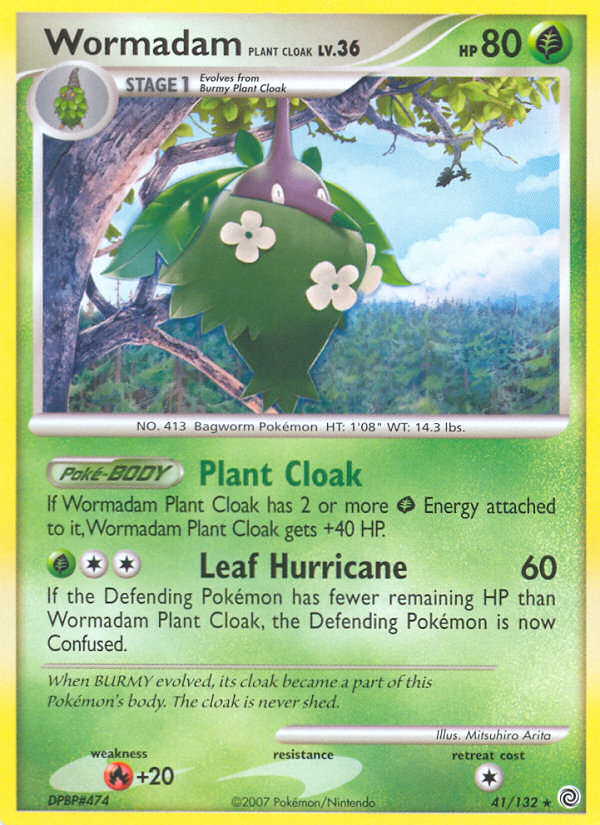 Wormadam Plant Cloak (41/132) [Diamond & Pearl: Secret Wonders] | Jomio and Rueliete's Cards and Comics
