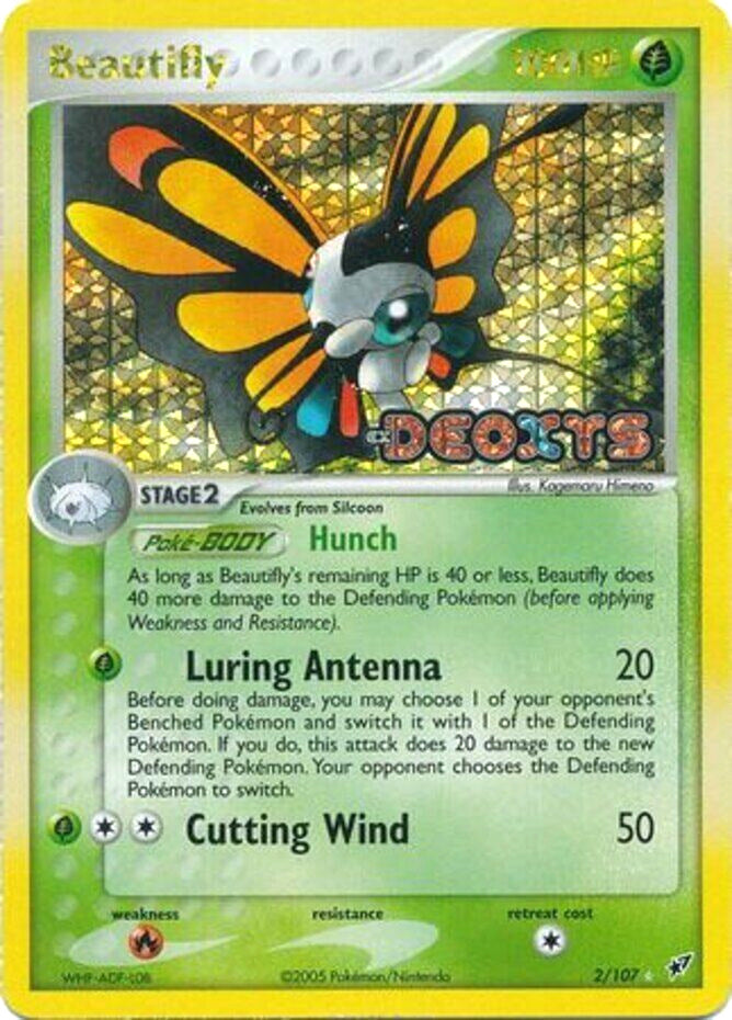 Beautifly (2/107) (Stamped) [EX: Deoxys] | Jomio and Rueliete's Cards and Comics