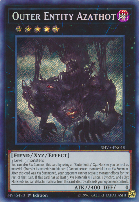 Outer Entity Azathot [SHVA-EN018] Secret Rare | Jomio and Rueliete's Cards and Comics