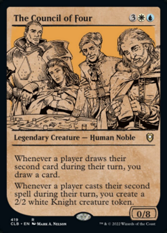 The Council of Four (Showcase) [Commander Legends: Battle for Baldur's Gate] | Jomio and Rueliete's Cards and Comics