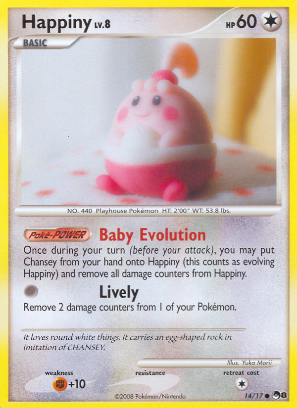 Happiny (14/17) [POP Series 8] | Jomio and Rueliete's Cards and Comics