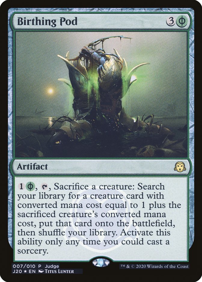Birthing Pod [Judge Gift Cards 2020] | Jomio and Rueliete's Cards and Comics