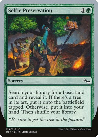 Selfie Preservation [Unstable] | Jomio and Rueliete's Cards and Comics