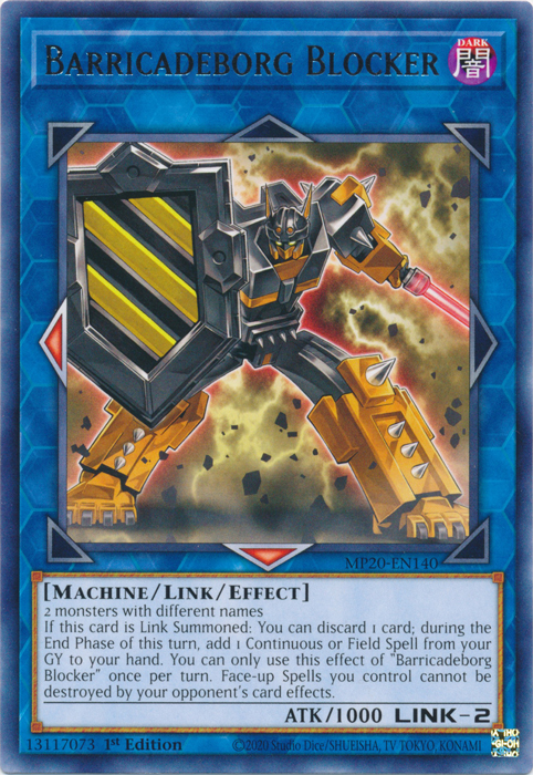 Barricadeborg Blocker [MP20-EN140] Rare | Jomio and Rueliete's Cards and Comics