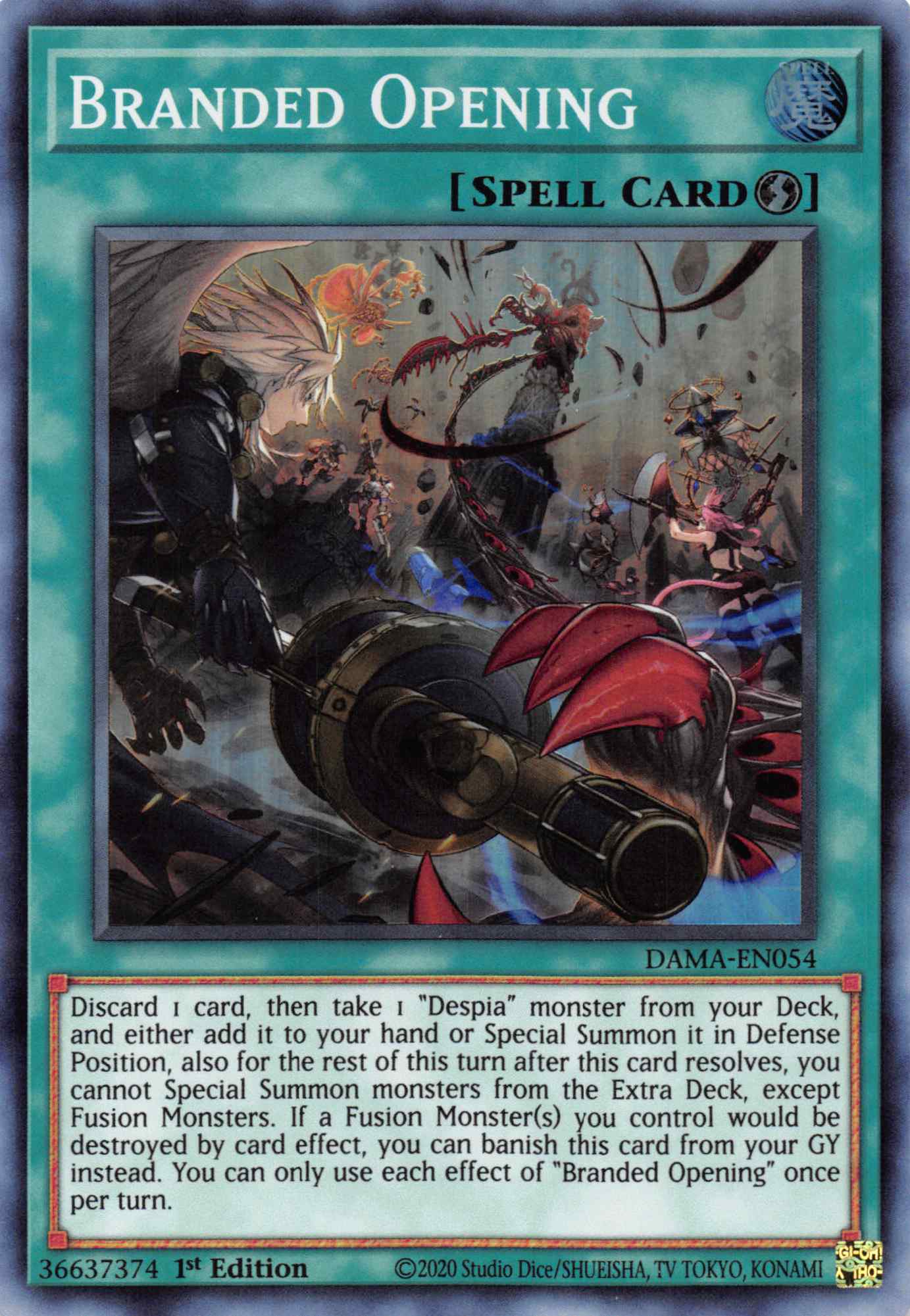 Branded Opening [DAMA-EN054] Super Rare | Jomio and Rueliete's Cards and Comics