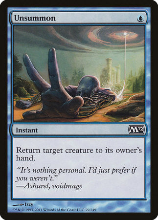 Unsummon [Magic 2012] | Jomio and Rueliete's Cards and Comics