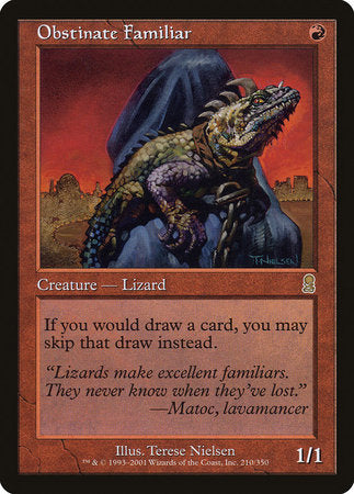 Obstinate Familiar [Odyssey] | Jomio and Rueliete's Cards and Comics
